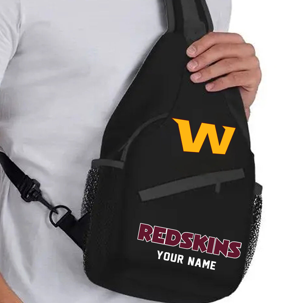 LIMITED EDITION - NEW CUSTOMIZED NFL12 WTC WASHINGTON COMMANDERS SLING BAG
