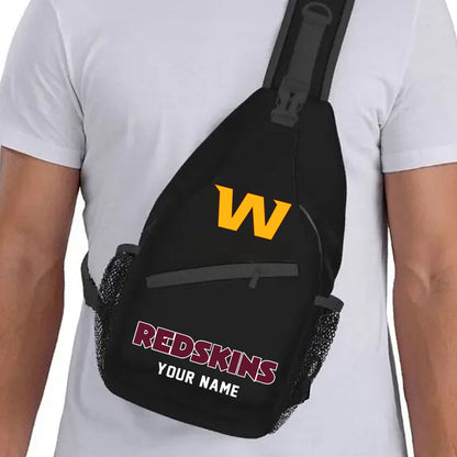 LIMITED EDITION - NEW CUSTOMIZED NFL12 WTC WASHINGTON COMMANDERS SLING BAG