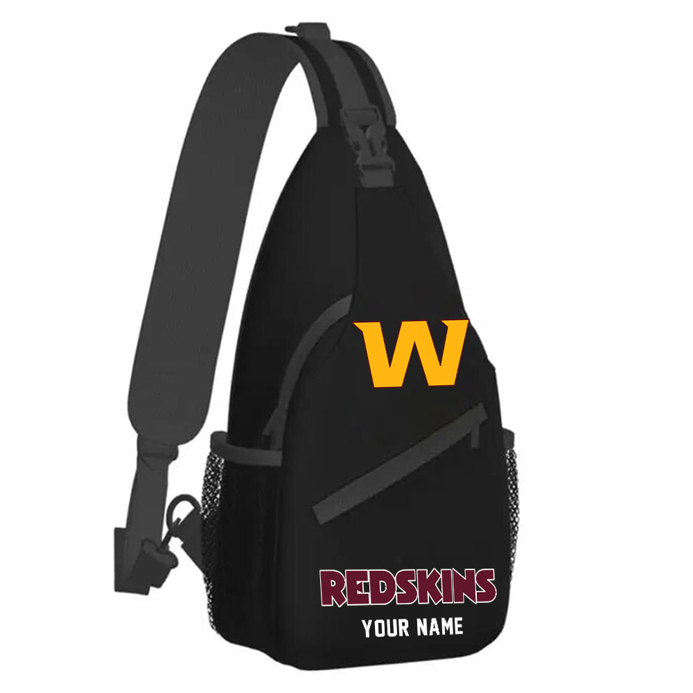 LIMITED EDITION - NEW CUSTOMIZED NFL12 WTC WASHINGTON COMMANDERS SLING BAG