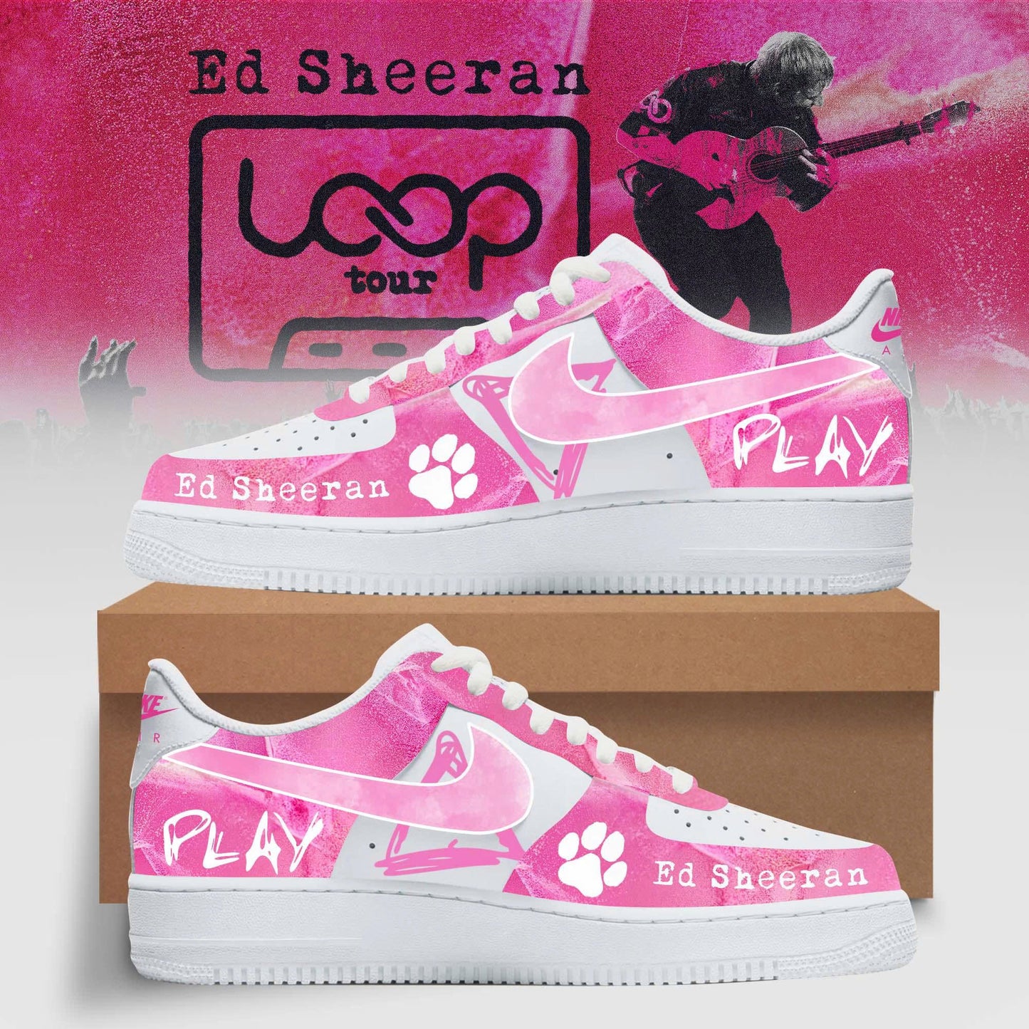 LIMITED EDITION - ED SHEERAN AF1 SHOES